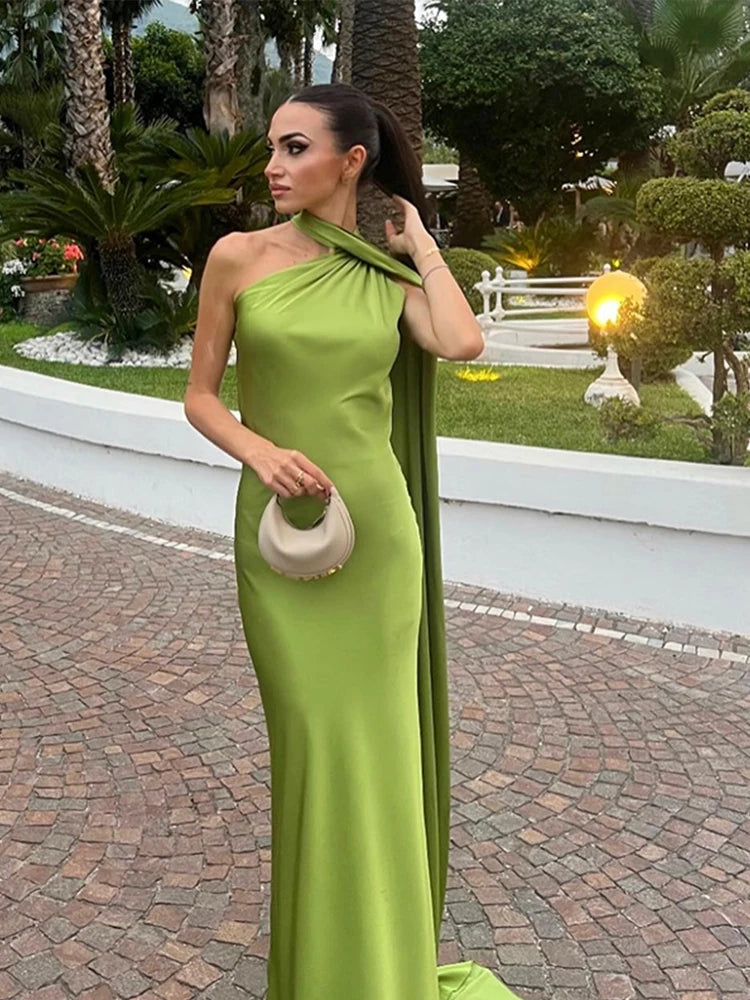 Ribbon Halter Dress